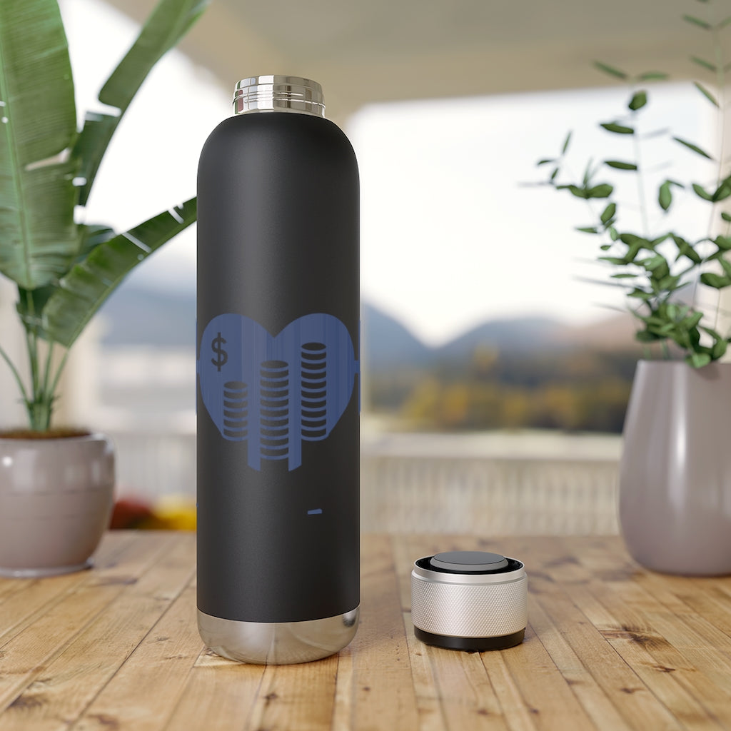 Soundwave Copper Vacuum Audio Bottle 22oz healthandwealthshoppe