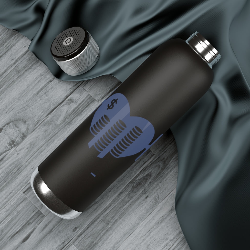 Soundwave Copper Vacuum Audio Bottle 22oz healthandwealthshoppe